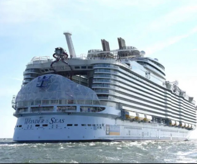 “Wonder of the seas”, de Royal Caribbean, el crucero más grande del mundo