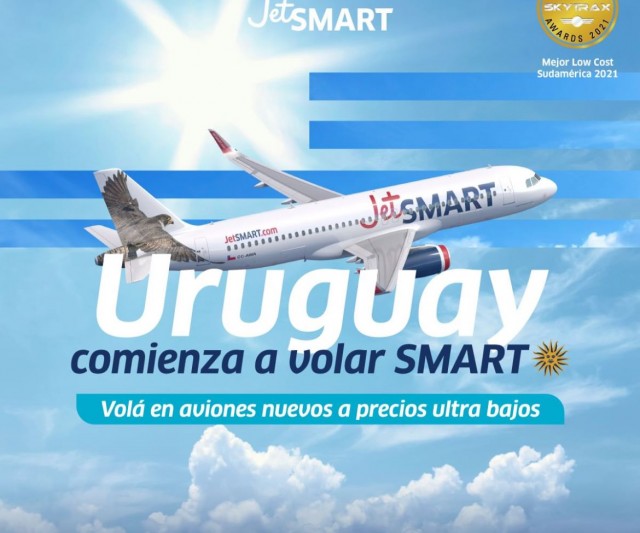 Continúa el aumento de conectividad aérea en Uruguay